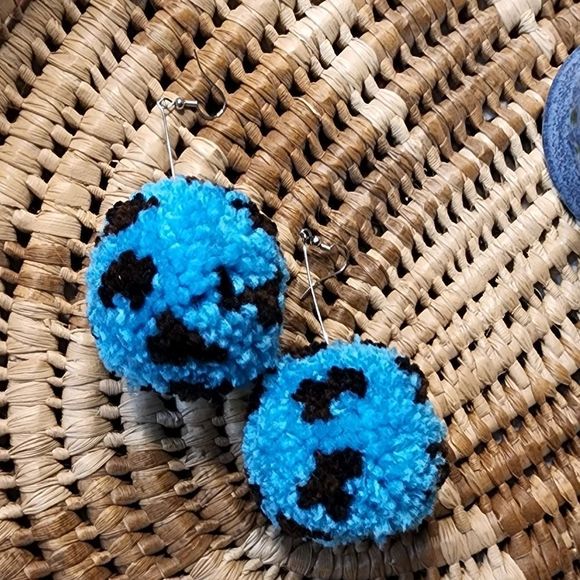Pom Pom Earrings - Picture 11 of 13